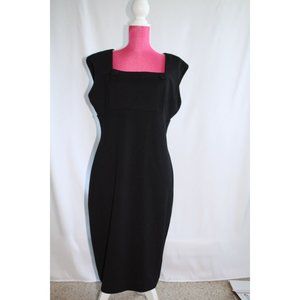 Calvin Klein Midi Sleeveless Black Dress for Women Size 12